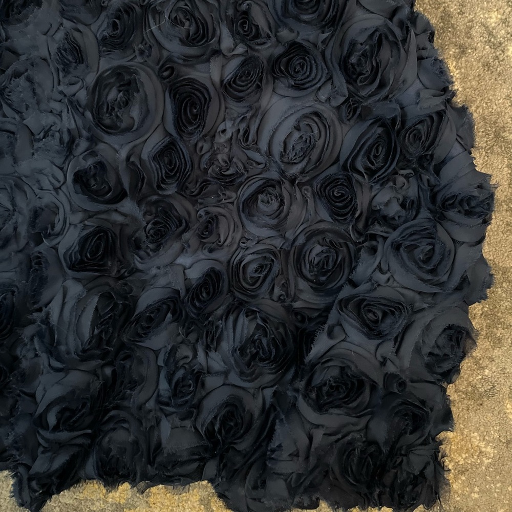 Js Collections ~ Blue Mesh Rosettes Sweetheart Me… - image 8